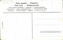 Paloma de las flores de la fantasía de la POSTAL de la VENDIMIA