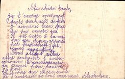 Flores de la fantasía de la POSTAL de la VENDIMIA