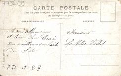 Flores de la fantasía de la POSTAL de la VENDIMIA