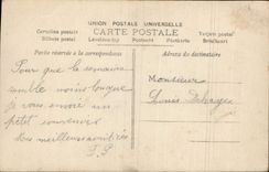 VINTAGE POSTCARD Fantasy Flowers Woman