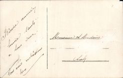 Flores de la fantasía de la POSTAL de la VENDIMIA