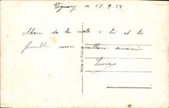 Tragos de las flores de la fantasía de la POSTAL de la VENDIMIA