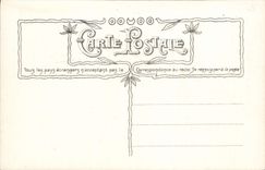 Flores de la fantasía de la POSTAL de la VENDIMIA