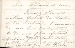 Flores de la fantasía de la POSTAL de la VENDIMIA