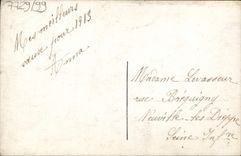 Flores de la fantasía de la POSTAL de la VENDIMIA