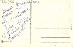 Flores de la fantasía de la POSTAL de la VENDIMIA