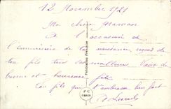 Flores de la fantasía de la POSTAL de la VENDIMIA