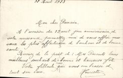 Flores de la fantasía de la POSTAL de la VENDIMIA