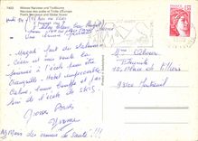 CPM Fantaisie Fleurs Narcisse des poete et Trolle d'Europe