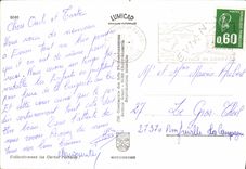 CPM Fantaisie Fleurs Rhodendron Edelweiss Chardon Trolles Lis orange Jonquilles Gentianes bleues