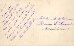 Flores de la fantasía de la POSTAL de la VENDIMIA