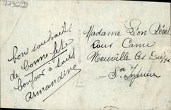 Flores de la fantasía de la POSTAL de la VENDIMIA