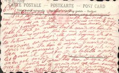 Flores de la fantasía de la POSTAL de la VENDIMIA