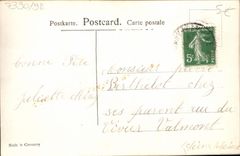 Flores de la fantasía de la POSTAL de la VENDIMIA