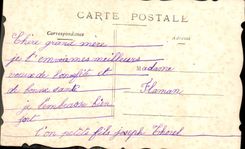 Niño de flores de la fantasía de la POSTAL de la VENDIMIA