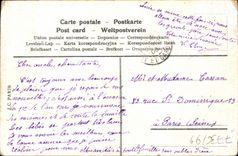 Flores de la fantasía de la POSTAL de la VENDIMIA