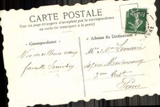 La fantasía de la POSTAL de la VENDIMIA florece palomas