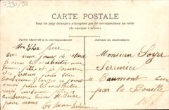 Flores de la fantasía de la POSTAL de la VENDIMIA