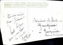 CPA Fantaisie Fleurs Colombes Coeur Trefle