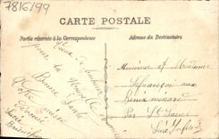 Flores de la fantasía de la POSTAL de la VENDIMIA