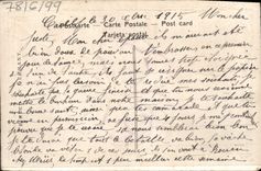 Flores de la fantasía de la POSTAL de la VENDIMIA