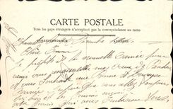 Flores de la fantasía de la POSTAL de la VENDIMIA