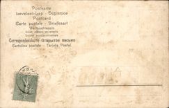 La fantasía de la POSTAL de la VENDIMIA florece pájaros