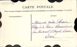 Flores de la fantasía de la POSTAL de la VENDIMIA