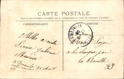 Flores de la fantasía de la POSTAL de la VENDIMIA