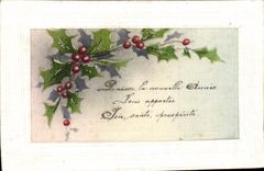 Flores de la fantasía de la POSTAL de la VENDIMIA