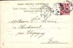 La fantasía de la POSTAL de la VENDIMIA florece el trébol