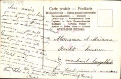 Flores de la fantasía de la POSTAL de la VENDIMIA