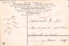Flores de la fantasía de la POSTAL de la VENDIMIA