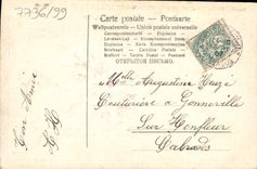 Flores de la fantasía de la POSTAL de la VENDIMIA