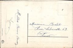 Flores de la fantasía de la POSTAL de la VENDIMIA