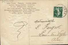 Flores de la fantasía de la POSTAL de la VENDIMIA