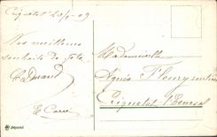 La fantasía de la POSTAL de la VENDIMIA florece la vid