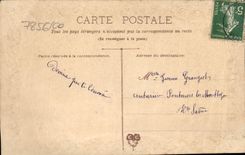 VINTAGE POSTCARD Brodee Fantasy Flowers