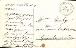 Flores de la fantasía de la POSTAL de la VENDIMIA