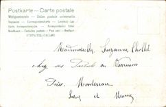 Flores de la fantasía de la POSTAL de la VENDIMIA