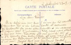 Flores de la fantasía de la POSTAL de la VENDIMIA