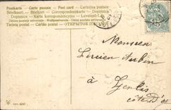 CPA Fantaisie Fleurs Trefles Coeur