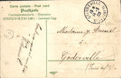 Flores de la fantasía de la POSTAL de la VENDIMIA