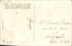 La fantasía de la POSTAL de la VENDIMIA florece el pájaro