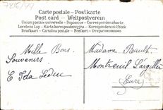 La fantasía de la POSTAL de la VENDIMIA florece palomas