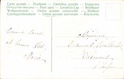 CPA Fantaisie Fleurs Ballon Dirigeable ange