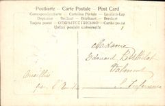 Flores de la fantasía de la POSTAL de la VENDIMIA