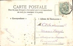 Flores de la fantasía de la POSTAL de la VENDIMIA