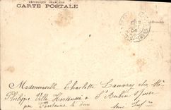 Paloma de las flores de la fantasía de la POSTAL de la VENDIMIA