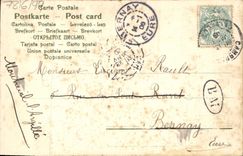 Flores de la fantasía de la POSTAL de la VENDIMIA